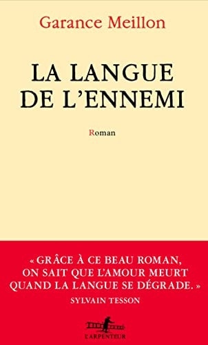 LA LANGUE DE L'ENNEMI, de Garance Meillon | portada del libro