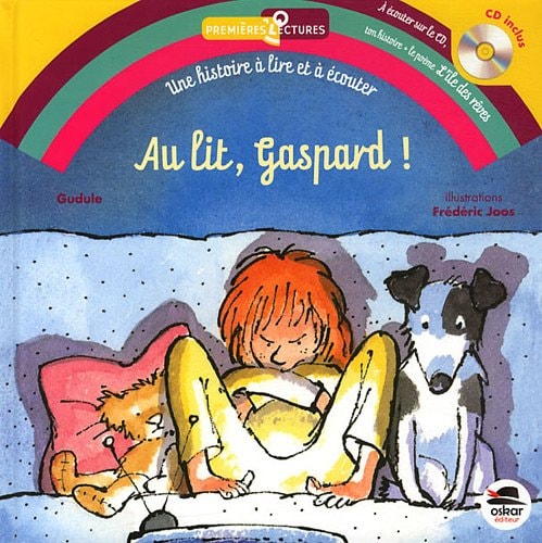 AU LIT GASPARD + CD, de Gudule | portada del libro