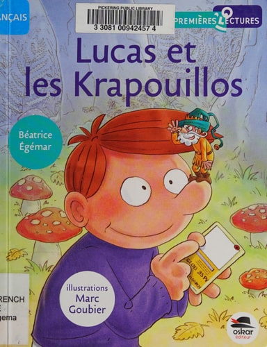 LUCAS ET LES KRAPOUILLOS, de Béatrice Égémar | portada del libro