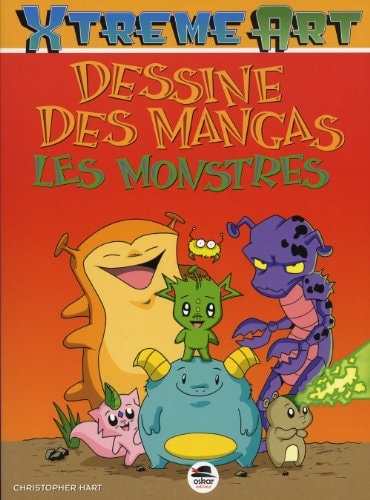 DESSINE DES MANGAS LES MONSTRES NE, de Christopher Hart | portada del libro
