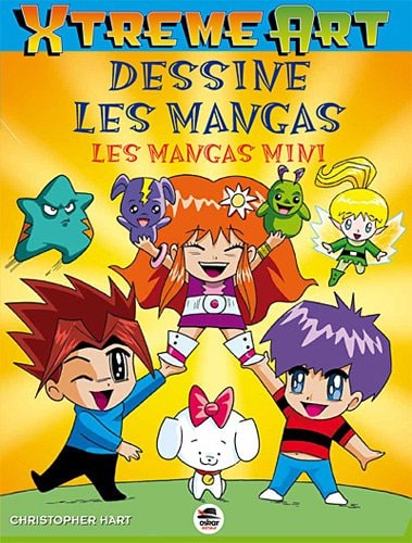 DESSINE LES MANGAS LES MANGAS MINI, de Christopher Hart | portada del libro