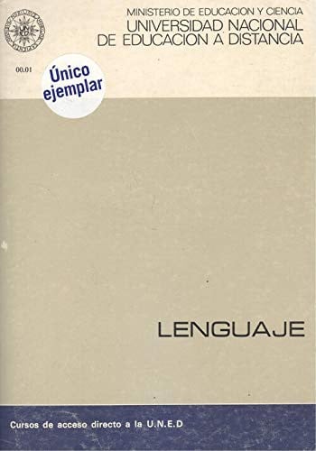 Lenguaje, de UNIVERSIDAD NACIONAL DE EDUCACION A DIST | portada del libro