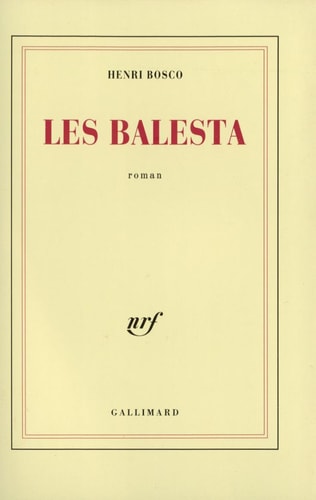 LES BALESTA, de Henri Bosco | portada del libro