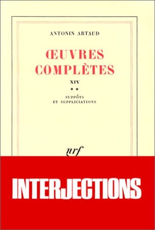 OEUVRES COMPLETES T14-2, de Antonin Artaud | portada del libro