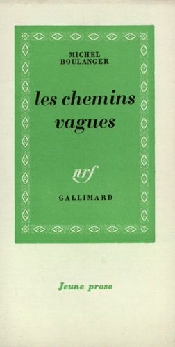 LES CHEMINS VAGUES, de Boulanger | portada del libro