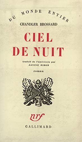 CIEL DE NUIT, de Chandler Brossard | portada del libro