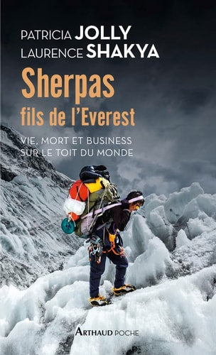 SHERPAS, FILS DE L'EVEREST VIE, MORT ET BUSINESS SUR LE TOIT, de Patricia Jolly (journaliste).) | portada del libro