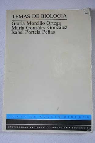 TEMAS DE BIOLOGÍA, de VV.AA | portada del libro