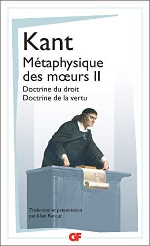 ETAPHYSIQUE DES MOEURS T2, de KANT EMMANUEL | portada del libro