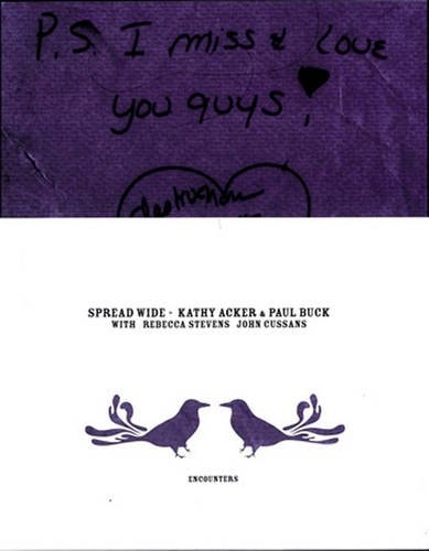 SPREAD WIDE, de Acker | portada del libro