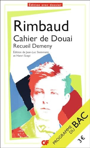 Cahiers de Douai - Recueil Demeny- BAC 2024, de RIMBAUD ARTHUR | portada del libro
