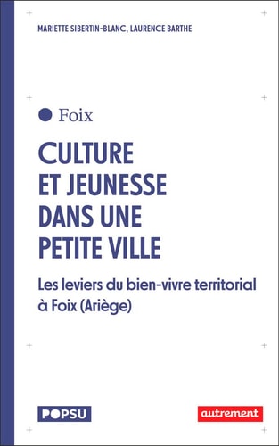 CULTURE ET JEUNESSE DANS UNE PETITE VILLE LES LEVIERS DU BIE, de Mariette Sibertin-Blanc | portada del libro