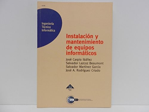 INSTALACION Y MANTENIMIENTO DE EQUIPOS INFORMATICOS, de VARIOS | portada del libro