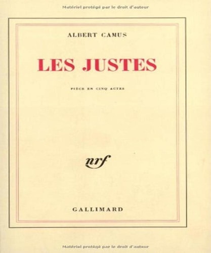 LES JUSTES, de Albert Camus | portada del libro