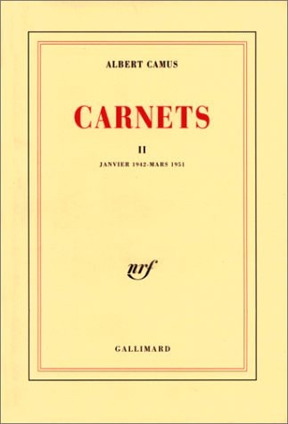 CARNETS T2, de Albert Camus | portada del libro