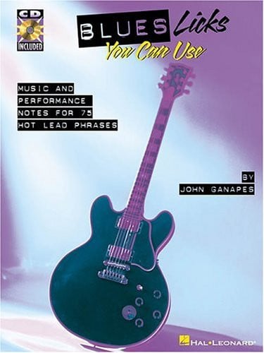 BLUES LICKS YOU CAN USE | portada del libro