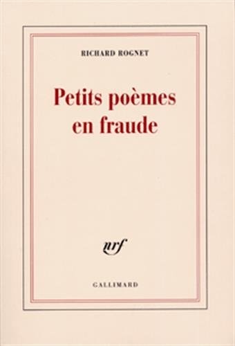 PETITS POEMES EN FRAUDE, de Rognet | portada del libro