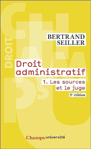 ROIT ADMINISTRATIF T1, de SEILLER BERTRAND | portada del libro