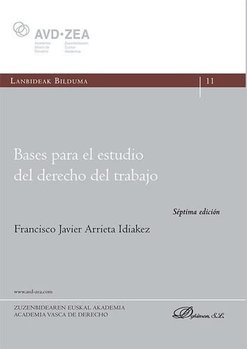 Bases para el estudio del Derecho del Trabajo, de ARRIETA IDIAKEZ | portada del libro