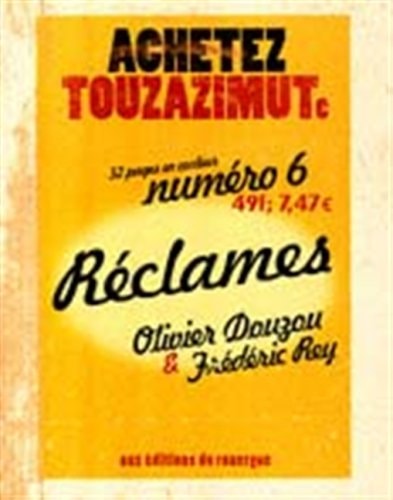 RECLAMES, de Olivier Douzou | portada del libro