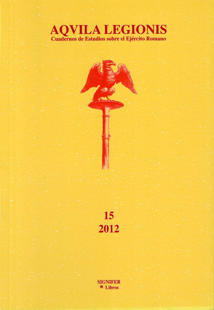 AQVILA LEGIONIS 15 2012, de Perea Yébenes, Sabino | portada del libro