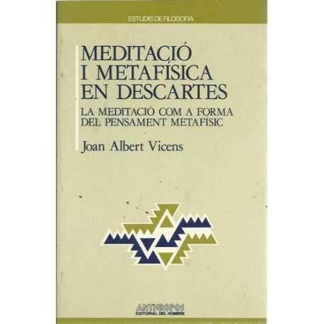 MEDITACIO I METAFISICA EN DESCARTES, de VICENS | portada del libro