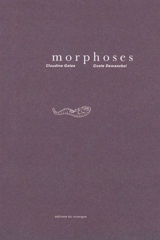 MORPHOSES, de Claudine Galéa | portada del libro
