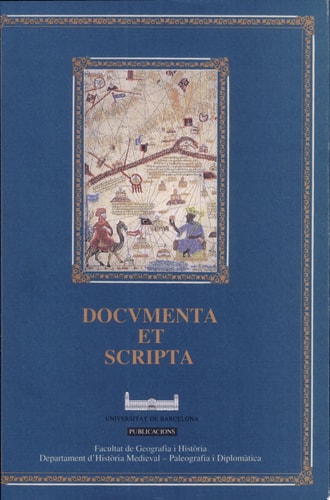 Docvmenta et scripta, de Universitat de Barcelona | portada del libro
