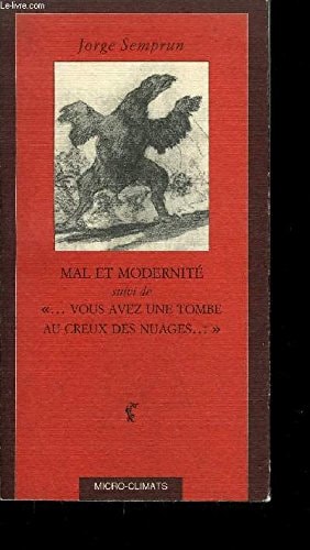 MAL ET MODERNITE, de Vittorio Alfieri | portada del libro