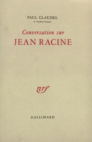 CONVERSAT SUR JEAN RACI, de Paul Claudel | portada del libro