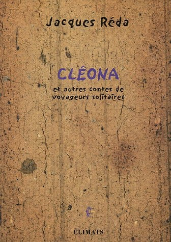 CLEONA, de Réda | portada del libro
