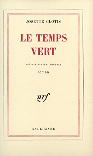 TEMPS VERT, de Clotis | portada del libro