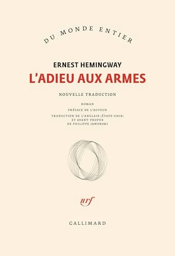 L'adieu aux armes, de Ernest Hemingway | portada del libro