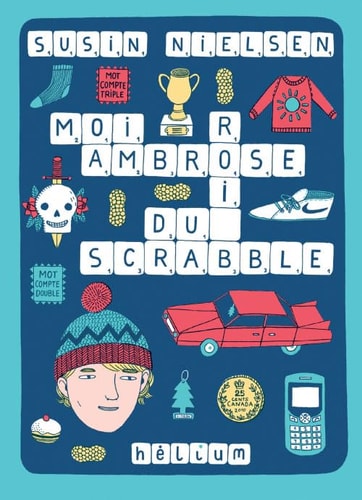 OI, AMBROSE, ROI DU SCRABBLE (ECB), de Susin Nielsen | portada del libro