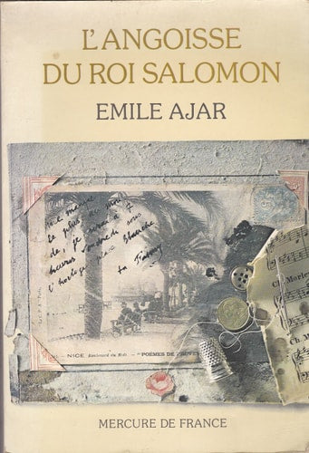L'ANGOISSE DU ROI SALOMON, de Romain Gary | portada del libro