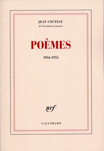 POEMES COCTEAU 1916 55, de Cocteau | portada del libro