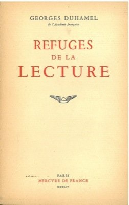 REFUGES DE LA LECTURE, de DUHAMEL | portada del libro