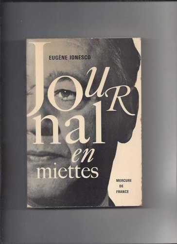 JOURNAL EN MIETTES, de IONESCO | portada del libro