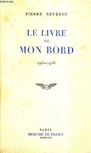 LE LIVRE DE MON BORD, de Reverdy | portada del libro