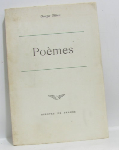 POEMES, de George Seferis | portada del libro