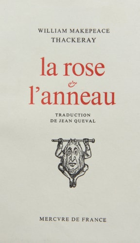 LA ROSE ET L'ANNEAU, de William Makepeace Thackeray | portada del libro
