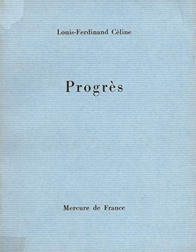 PROGRES, de Céline | portada del libro