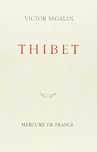 THIBET, de Segalen | portada del libro