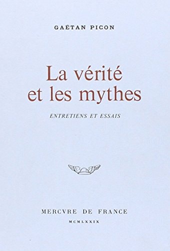 LA VERITE ET LES MYTHES, de Picon | portada del libro
