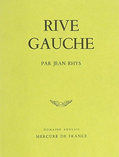 RIVE GAUCHE, de Rhys | portada del libro