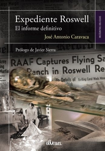 EXPEDIENTE ROSWELL, de CARAVACA MARÍN | portada del libro