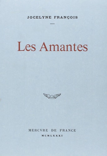LES AMANTES, de François | portada del libro