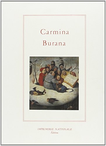 CARMINA BURANA BR, de Anonyme | portada del libro