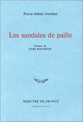 LES SANDALES DE PAILLE, de Pierre-Albert Jourdan | portada del libro