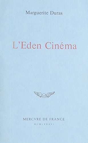 L'EDEN CINEMA, de Duras | portada del libro